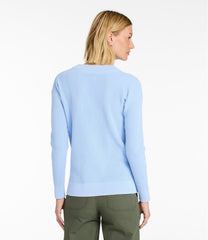 L.L.Bean | Women's Sunwashed Waffle Sweater, Splitneck