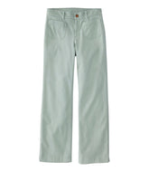 L.L.Bean Discount | Women's Comfort Stretch Patch Pocket Pants, Mid-Rise Wide Straight-Leg Chino