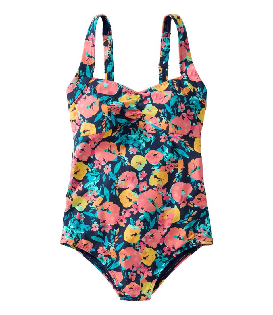L.L.Bean Sale | Women's Shaping Swimwear, Sweetheart Tanksuit Print