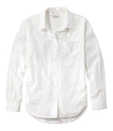 L.L.Bean On Sale | Women's Signature Premium Essential Poplin Shirt, Long-Sleeve