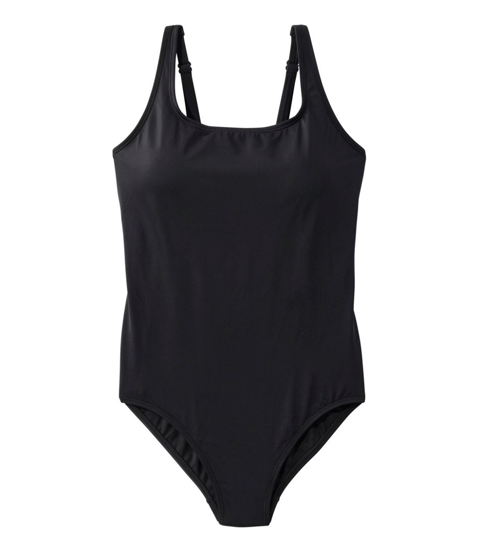 L.L.Bean US | Women's Coastal Essential Swimwear, Scoop Tanksuit