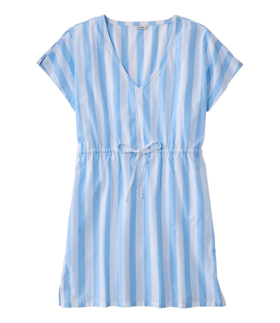 L.L.Bean For Sale | Women's Coastal Cotton Cover-Up Caftan, Print
