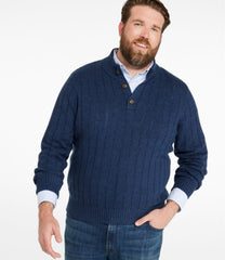 L.L.Bean Discount | Men's Riverton Wool/Cotton Sweater, Mockneck