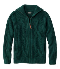 L.L.Bean Sale | Men's Signature Cotton Fisherman Sweater, Full-Zip