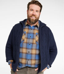L.L.Bean Sale | Men's Signature Cotton Fisherman Sweater, Full-Zip