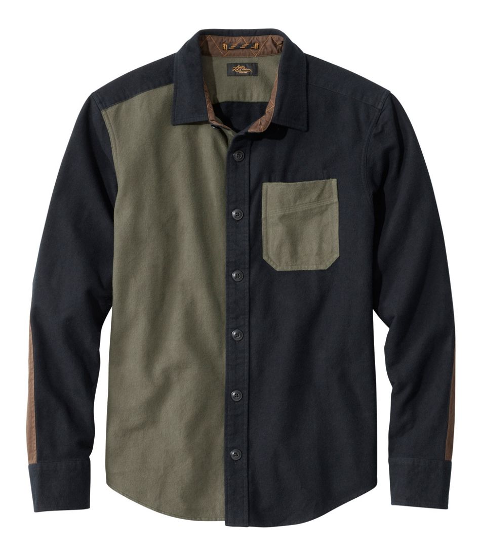 L.L.Bean Online | Men's Signature 1933 Chamois Cloth Shirt, Slim Fit, Mixed Media