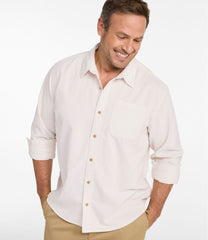 L.L.Bean Discount | Men's Sunwashed Corduroy Shirt, Slightly Fitted Untucked Fit