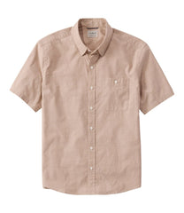 L.L.Bean For Sale | Men's Comfort Stretch Performance® Chambray Shirt, Short-Sleeve, Slightly Fitted Untucked Fit