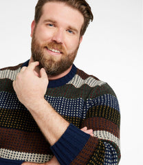 L.L.Bean Discount | Men's Signature 1980 Matinicus Rock Sweater, Crewneck, Stripe