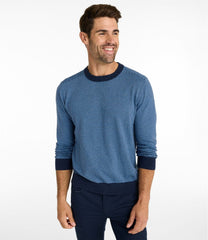 L.L.Bean | Men's All Seasons Cotton Blend Sweater, Crewneck, Stripe