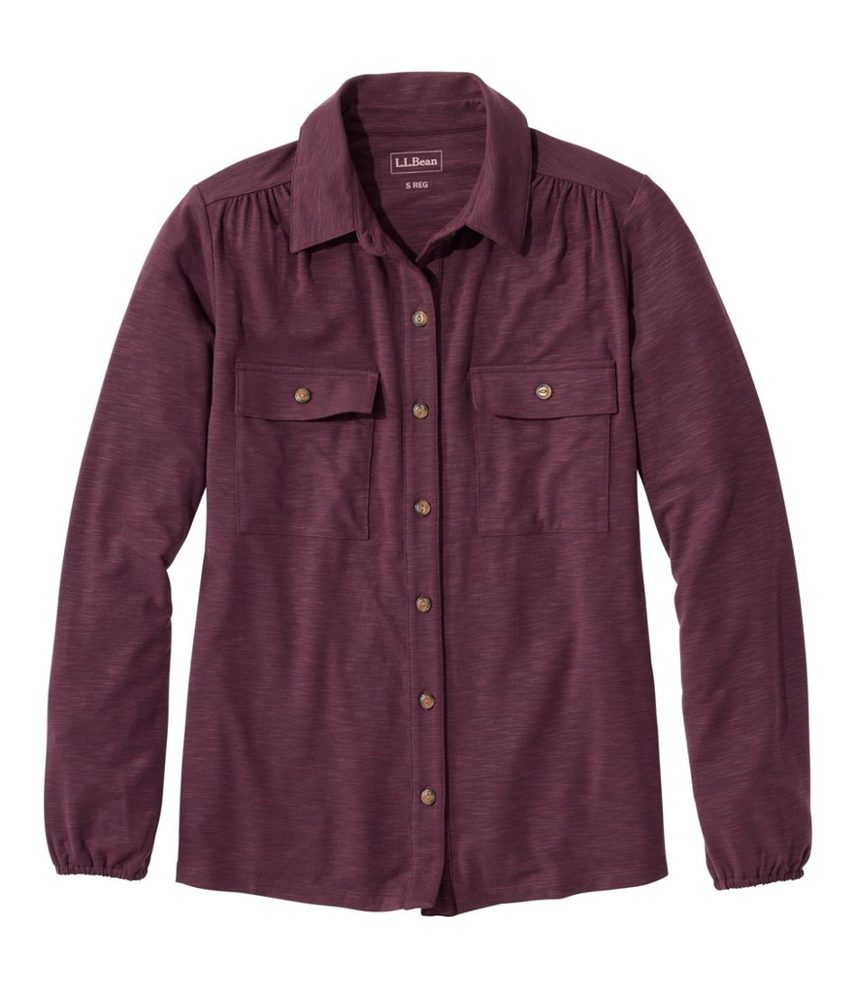 L.L.Bean US | Camden Hills Tee, Button-Front Shirt