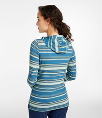 L.L.Bean Discount | Women's Everyday SunSmart® Hooded Pullover, Long-Sleeve Stripe