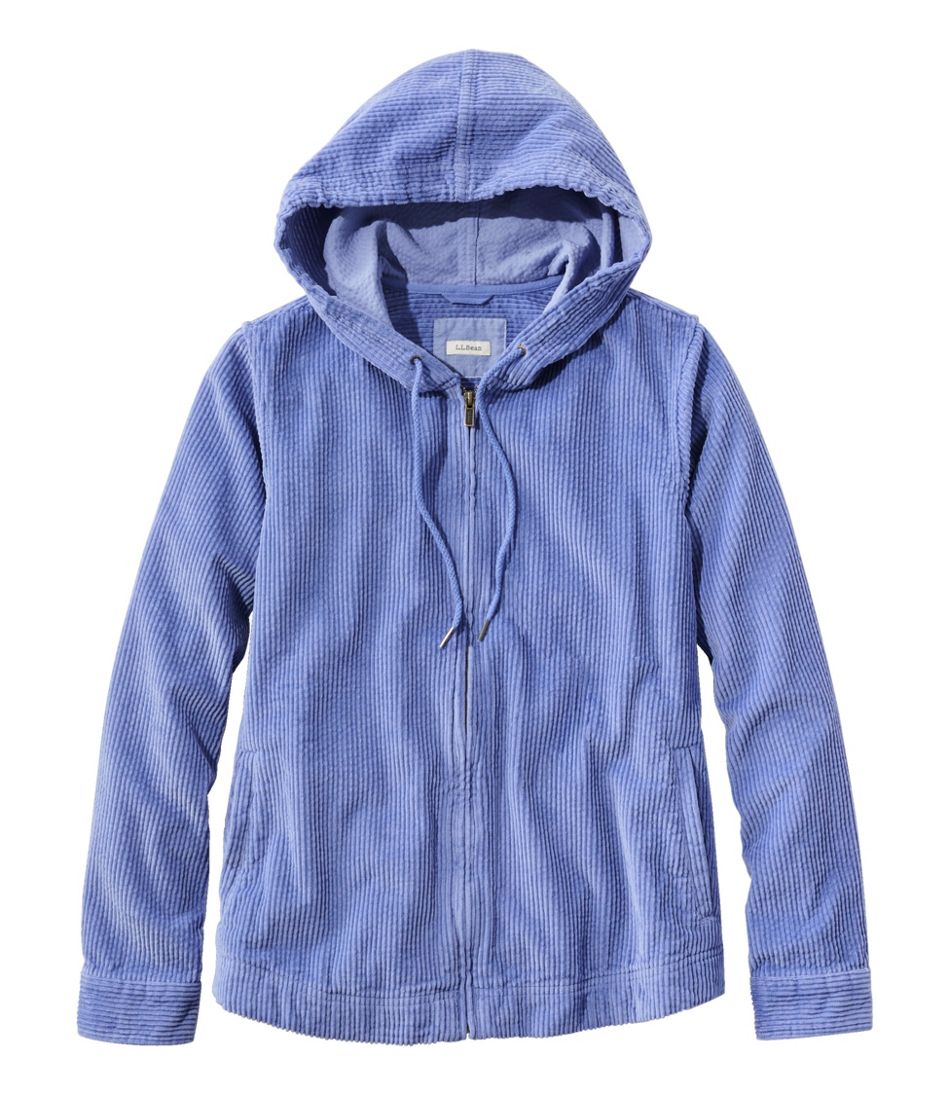 L.L.Bean Online | Women's Comfort Corduroy Relaxed Shirt, Zip Hoodie