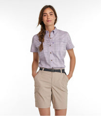 L.L.Bean Outlet | Women's Tropicwear Shirt, Plaid Short-Sleeve