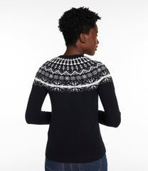 L.L.Bean For Sale | Women's Classic Cashmere Sweater, Crewneck Fair Isle
