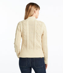 L.L.Bean For Sale | Women's Signature Cotton Fisherman Sweater, Short Cardigan