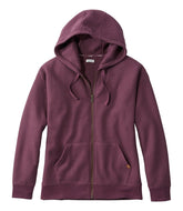 L.L.Bean On Sale | Women's Birchwood Brushed Waffle Full-Zip Hoodie
