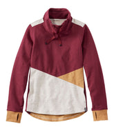 L.L.Bean Discount | Women's Cozy Mixed-Knit Pullover, Colorblock