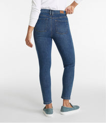 L.L.Bean US | Women's BeanFlex® Jeans, High-Rise Slim-Leg Ankle