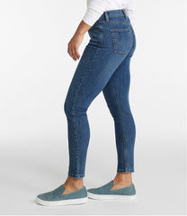 L.L.Bean US | Women's BeanFlex® Jeans, High-Rise Slim-Leg Ankle