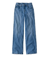 L.L.Bean Online | Women's Everyday Stretch Jeans, High-Rise Relaxed Wide-Leg