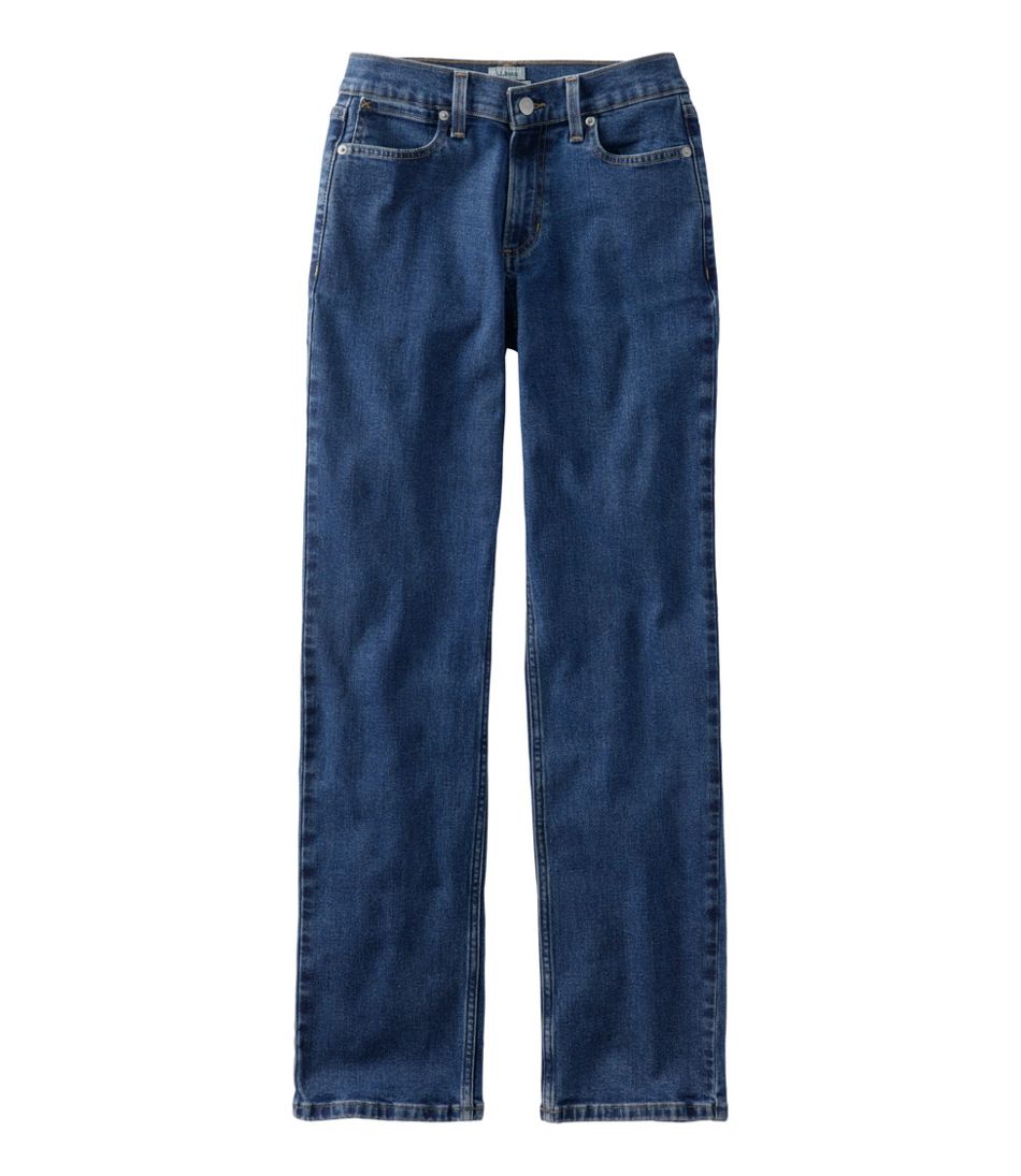 L.L.Bean Outlet | Women's 207 Vintage Jeans, Mid-Rise Relaxed Straight-Leg