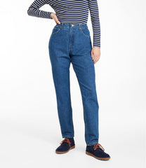 L.L.Bean US | Women's Double L® Jeans, Ultra High-Rise Comfort Waist Tapered Leg