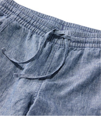 L.L.Bean US | Women's Premium Linen Pull-On Ankle Pants, Mid-Rise Tapered-Leg