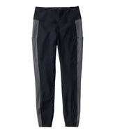 L.L.Bean Discount | Women's Everyday Performance 7/8 Leggings, High-Rise Pocket Colorblock