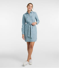 L.L.Bean Discount | Women's Signature Camp Shirt Dress, Button-Front