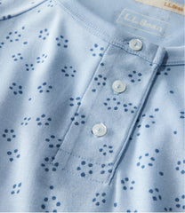 L.L.Bean Discount | Women's Restorative Sleepwear, Long-Sleeve Henley Print