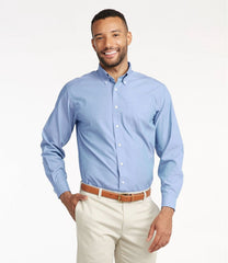L.L.Bean Discount | Men's Wrinkle-Free Pinpoint Oxford Cloth Shirt, Traditional Fit