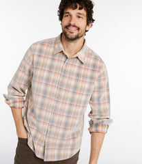 L.L.Bean For Sale | Men's Sunwashed Corduroy Shirt, Slightly Fitted Untucked Fit, Plaid