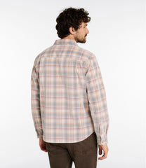 L.L.Bean For Sale | Men's Sunwashed Corduroy Shirt, Slightly Fitted Untucked Fit, Plaid