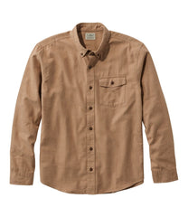 L.L.Bean Discount | Men's Brushed Jaspé Twill Shirt, Traditional Untucked Fit