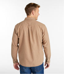 L.L.Bean Discount | Men's Brushed Jaspé Twill Shirt, Traditional Untucked Fit