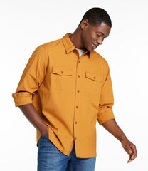 L.L.Bean Outlet | Men's Riverton Ripstop Shirt, Long-Sleeve, Traditional Untucked Fit