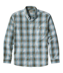 L.L.Bean US | Men's Comfort Stretch® Chambray Shirt, Traditional Untucked Fit, Long-Sleeve, Print