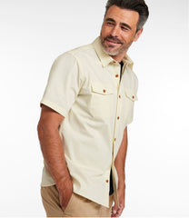 L.L.Bean Sale | Men's Riverton Ripstop Shirt, Short-Sleeve, Traditional Untucked Fit