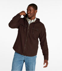L.L.Bean US | Men's 1912 Field Flannel Shirt, Hooded, Slightly Fitted Untucked Fit