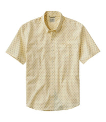 L.L.Bean Sale | Men's Comfort Stretch Performance® Shirt, Short-Sleeve, Slightly Fitted Untucked Fit, Print