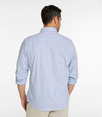 L.L.Bean US | Men's Comfort Stretch Oxford Shirt, Slightly Fitted Untucked Fit, Stripe