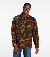 L.L.Bean For Sale | Men's Bean's Moleskin Shirt, Slightly Fitted Untucked Fit, Print