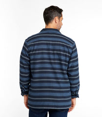 L.L.Bean Online | Men's Fleece-Lined Flannel Shirt, Traditional Fit, Stripe