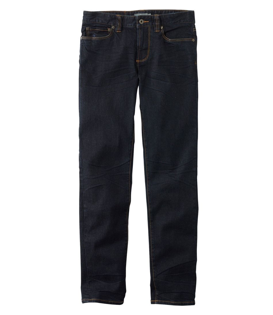 L.L.Bean On Sale | Men's Signature Five-Pocket Jeans with Stretch, Slim Straight