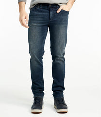 L.L.Bean On Sale | Men's Signature Five-Pocket Jeans with Stretch, Slim Straight