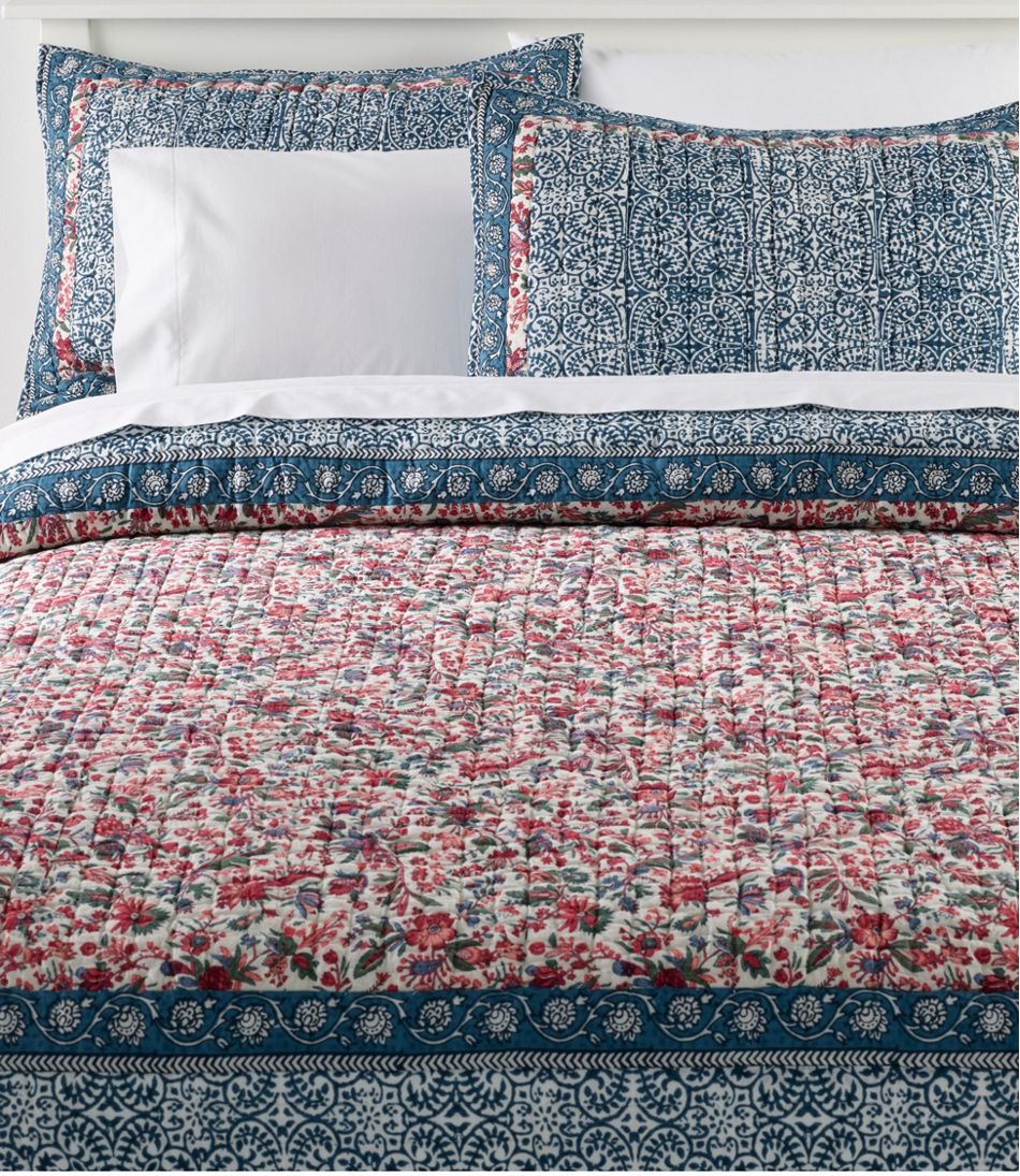 L.L.Bean On Sale | Border Floral Quilt Collection