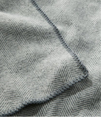 L.L.Bean Outlet | Washable Wool Blanket, Herringbone