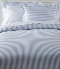 L.L.Bean US | Premium Egyptian Percale Comforter Cover Collection, Stripe