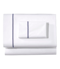 L.L.Bean | Premium Egyptian Percale Sheet Collection, Satin Stitch